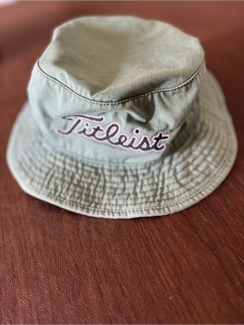 Titleist Large/XL Light Sage Green Bucket Hat with Embroidered Logo